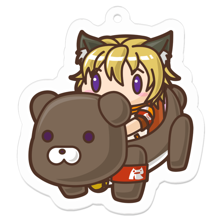 アクリルキーホルダー - 50 x 50 (mm)