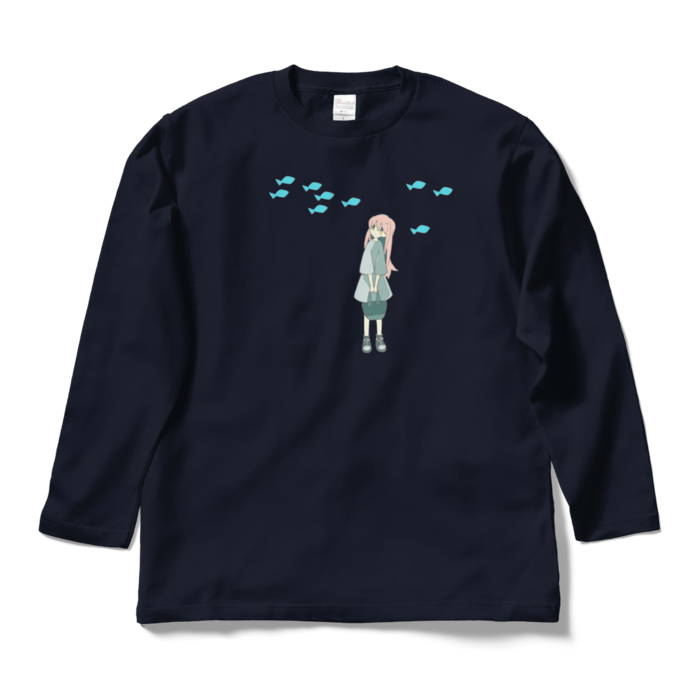 ロングスリーブTシャツ - L - ネイビー