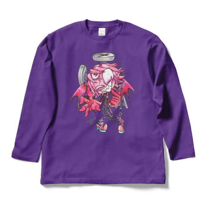 ロングスリーブTシャツ - L - パープル