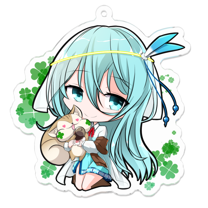 アクリルキーホルダー - 70 x 70 (mm)