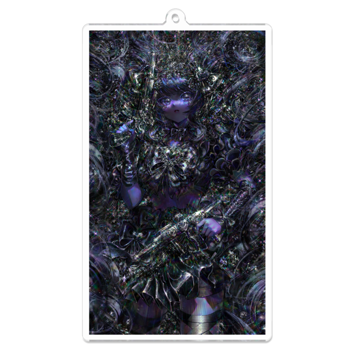 アクリルキーホルダー - 100 x 100 (mm)