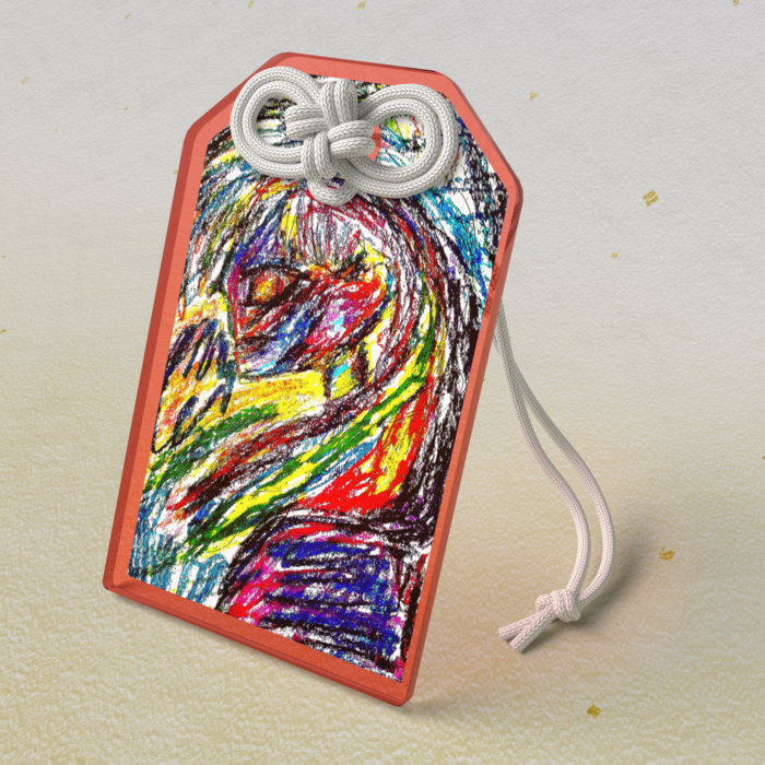 アクリルお守り - 50 × 80mm(1)