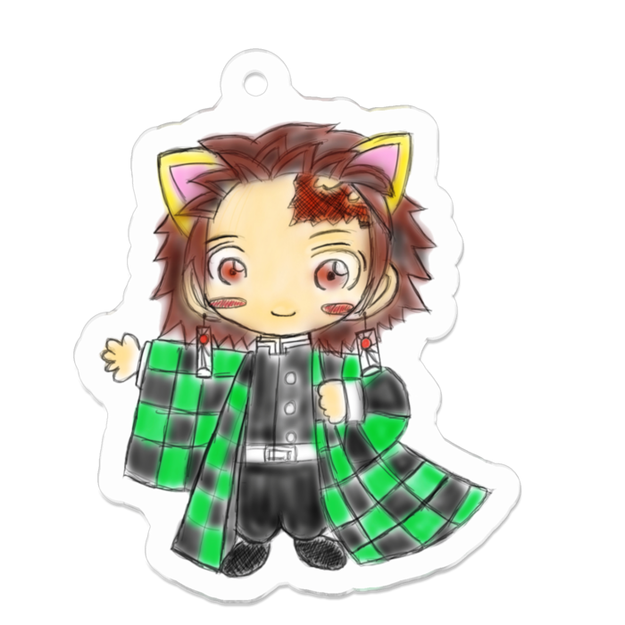 アクリルキーホルダー - 50 x 50 (mm)