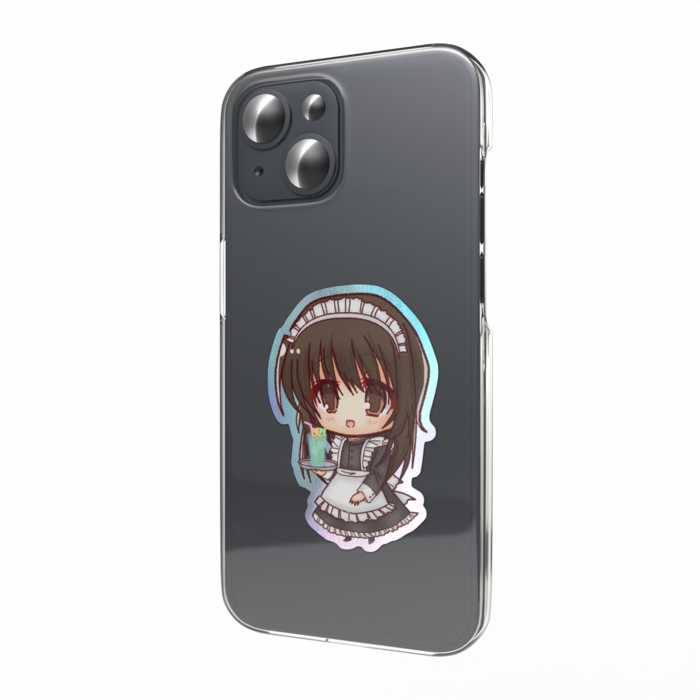 オーロラスマホステッカー - 縦