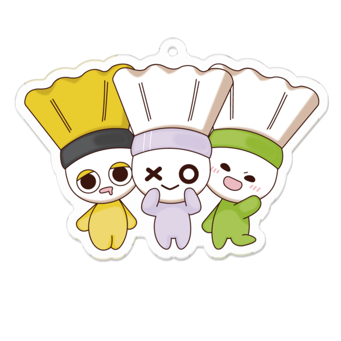 アクリルキーホルダー - 70 x 70 (mm)