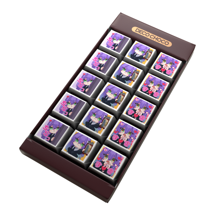 DECOチョコ - 列ごとにデザイン