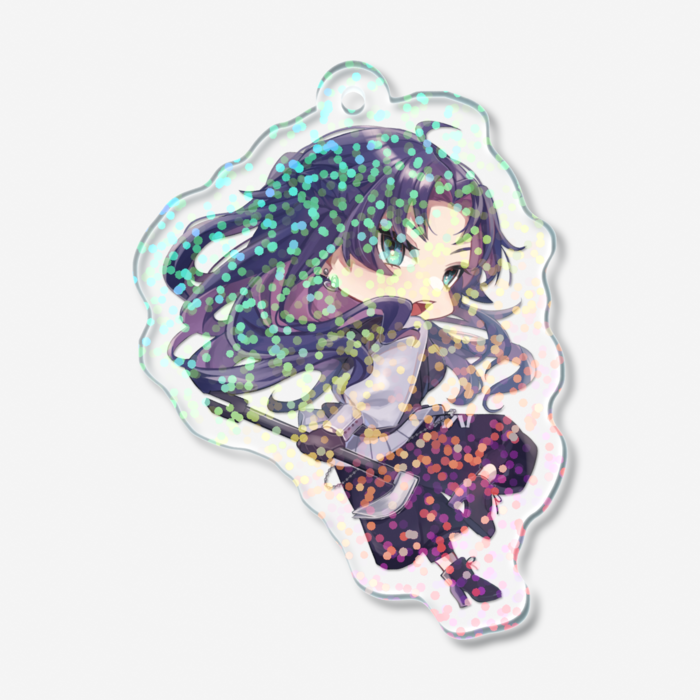 ホログラムアクリルキーホルダー - 50 × 50mm