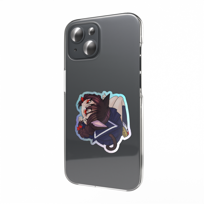 オーロラスマホステッカー - 縦