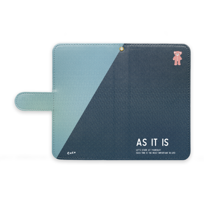 手帳型Androidケース - M - ストラップ穴 あり(1)