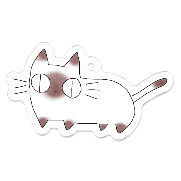 アクリルキーホルダー - 50 x 50 (mm)