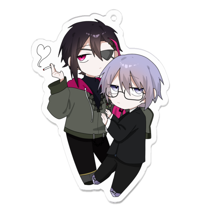 アクリルキーホルダー - 70 x 70 (mm)