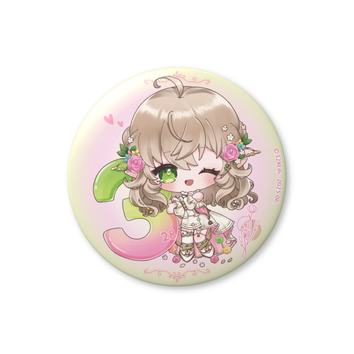 缶バッジ(バリュー) - 56mm(ウインク)