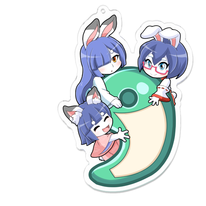 アクリルキーホルダー - 100 x 100 (mm)