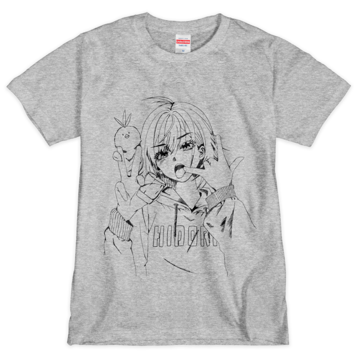 Tシャツ（シルクスクリーン印刷） - M - グレー