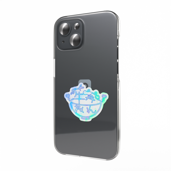 ホログラムスマホステッカー - 縦