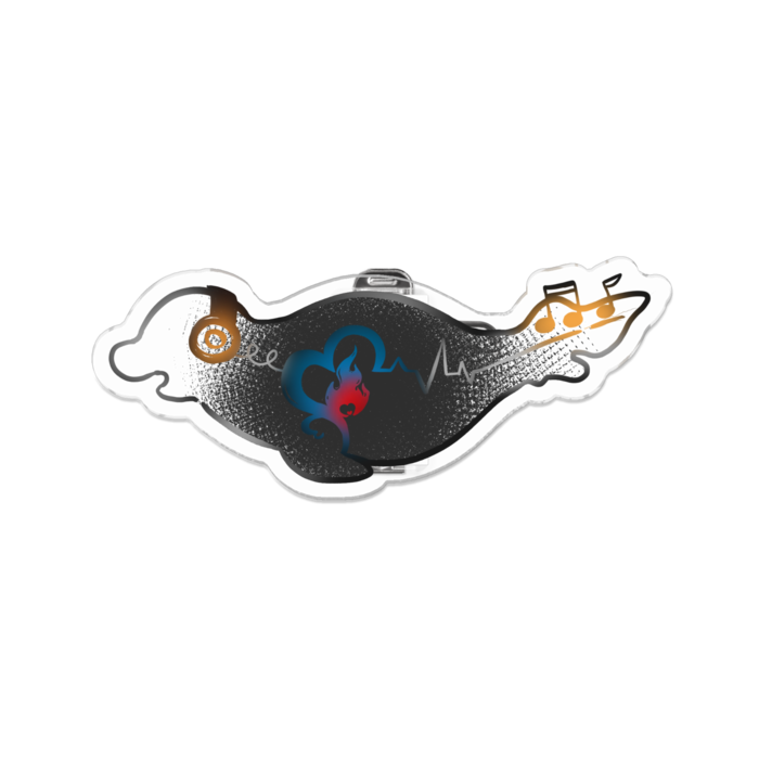 アクリルバッジ - 70 x 70 (mm)