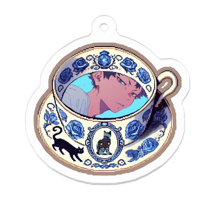 アクリルキーホルダー - 50 x 50 (mm)