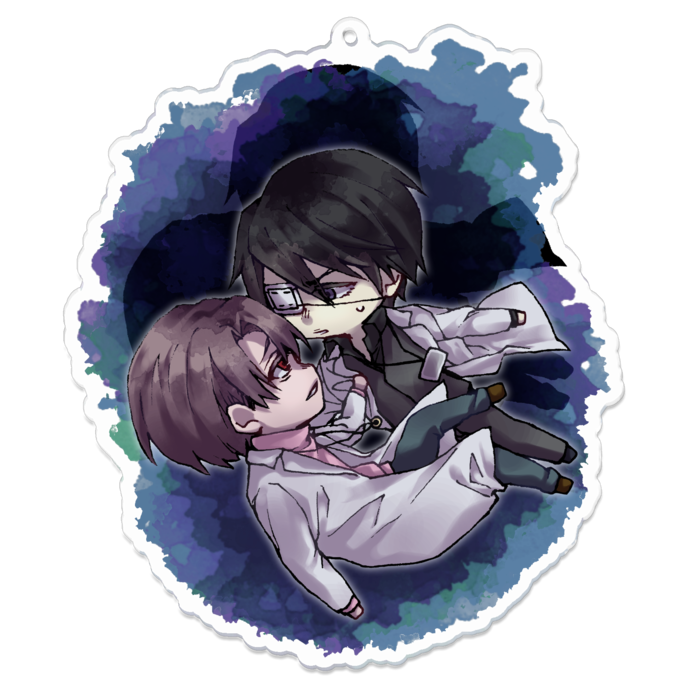 アクリルキーホルダー - 100 x 100 (mm)