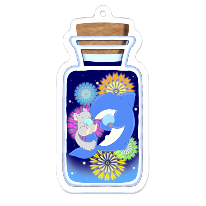 アクリルキーホルダー - 70 x 70 (mm)