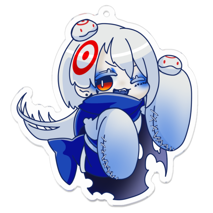 アクリルキーホルダー（コーティング） - 70 x 70 (mm)