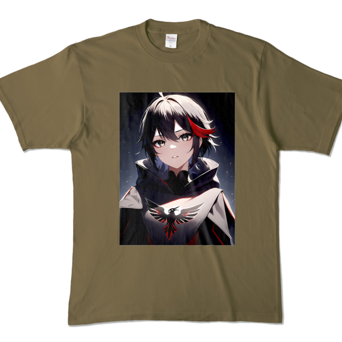 カラーTシャツ - XL - オリーブ (濃色)