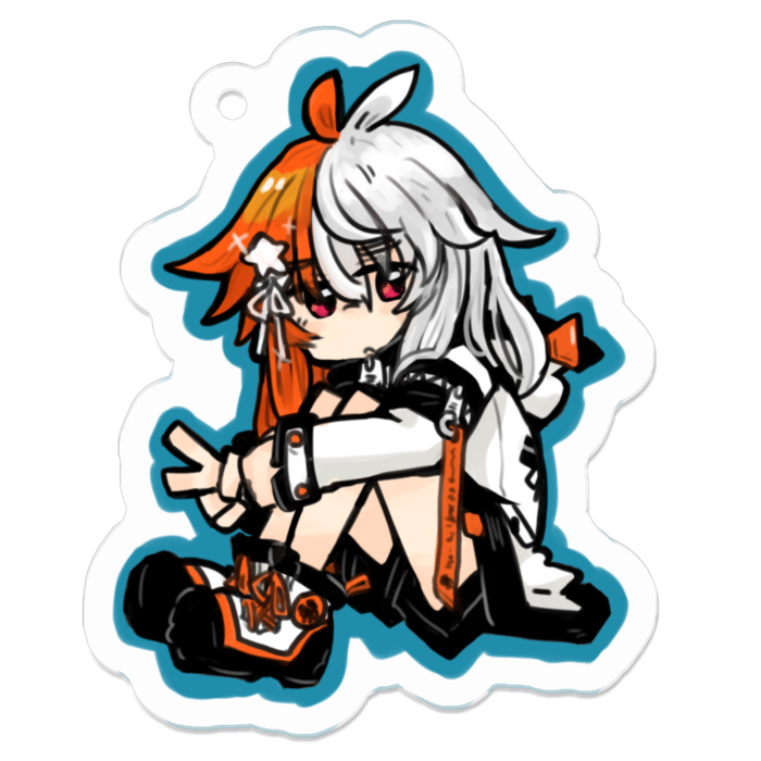 アクリルキーホルダー - 50 x 50 (mm)