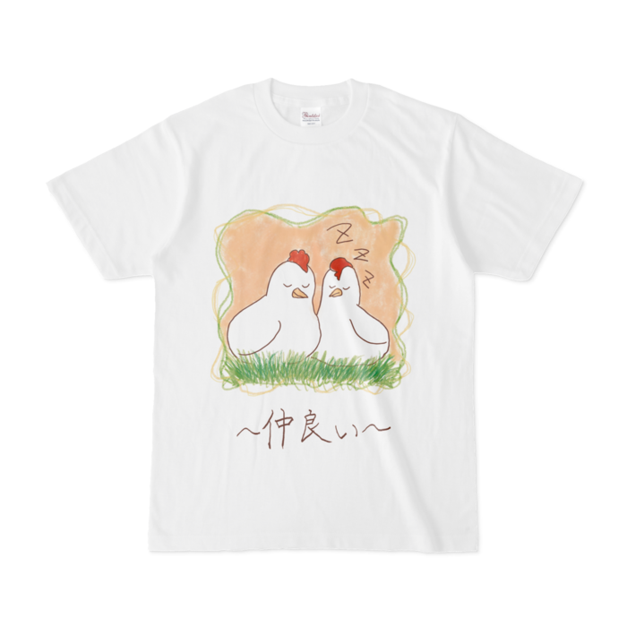 Tシャツ - S - 白 - ニワトリ