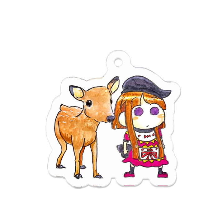 アクリルキーホルダー - 50 x 50 (mm)