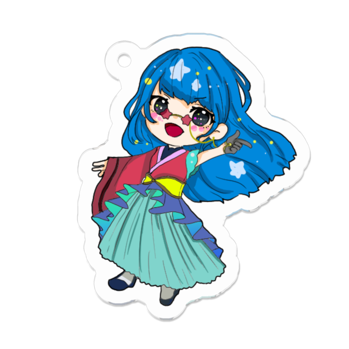 アクリルキーホルダー - 50 x 50 (mm)