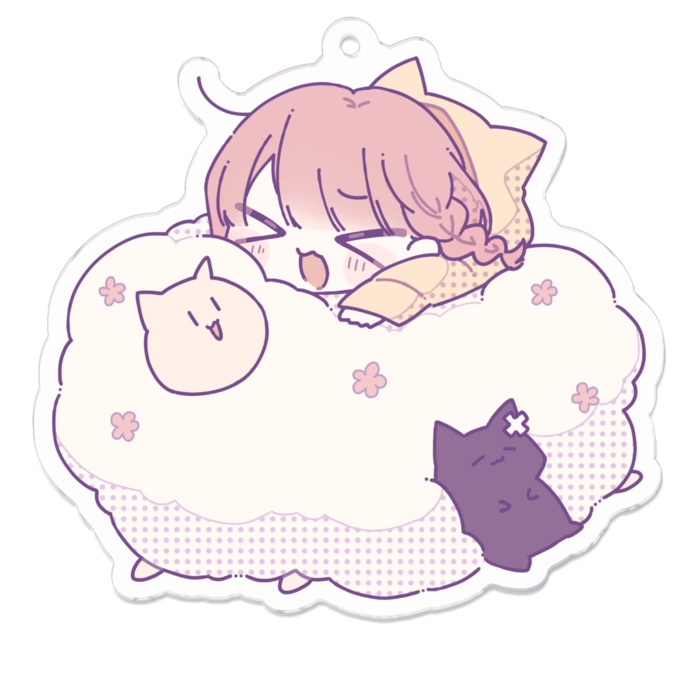 アクリルキーホルダー - 70 x 70 (mm)