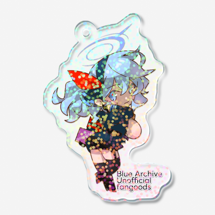 ホログラムアクリルキーホルダー - 50 × 50mm