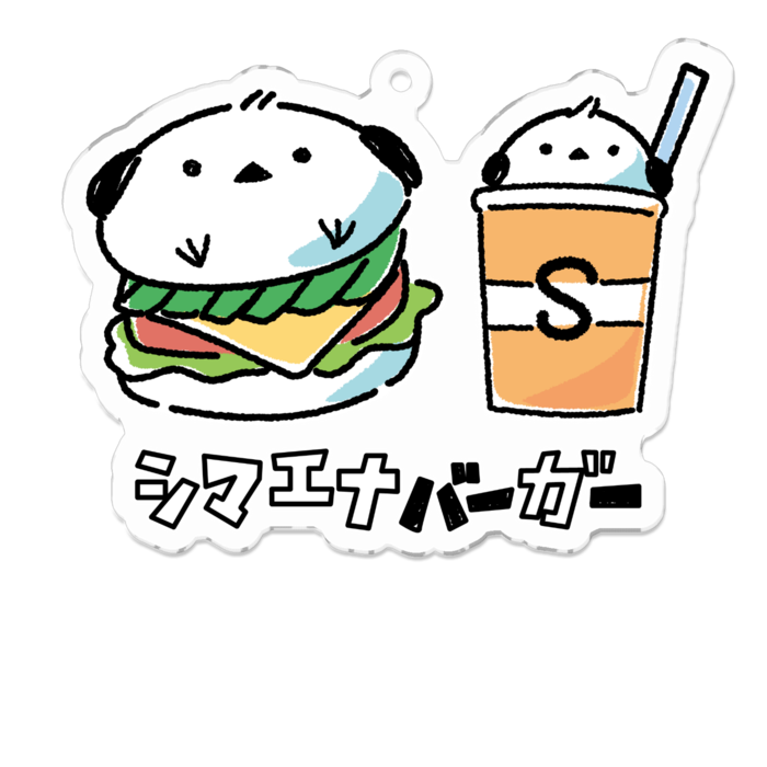 アクリルキーホルダー - 70 x 70 (mm)