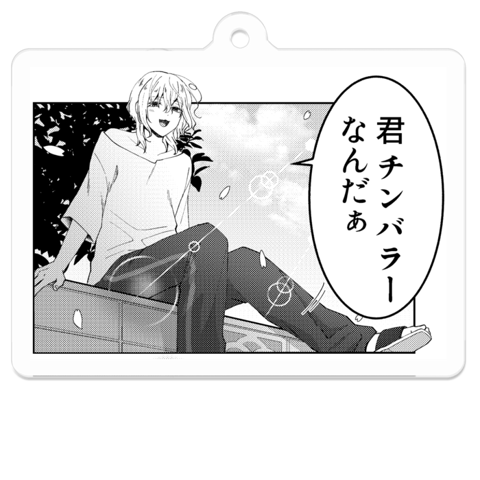 アクリルキーホルダー（コーティング） - 50 x 50 (mm)(17)