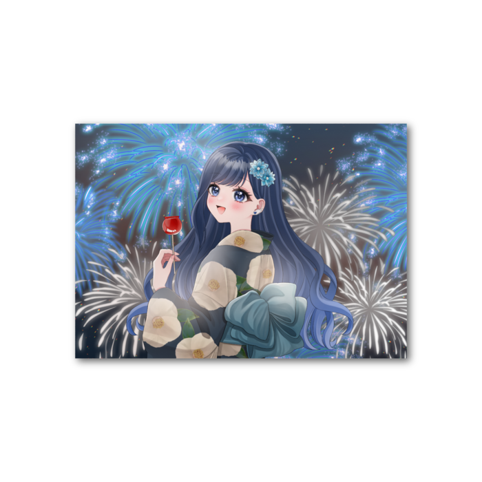 フォト風カード - 横 - 片面