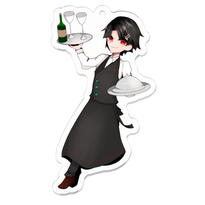 アクリルキーホルダー（コーティング） - 70 x 70 (mm)