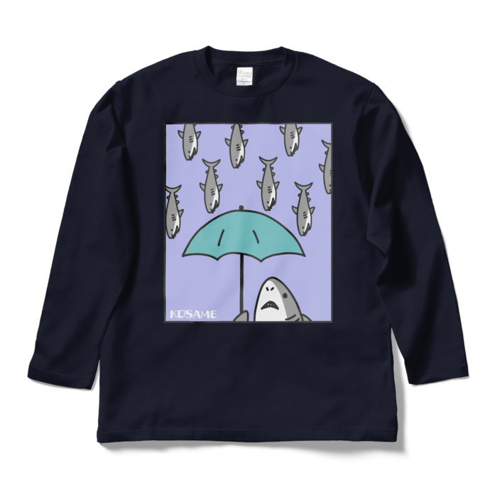 ロングスリーブTシャツ - L - ネイビー