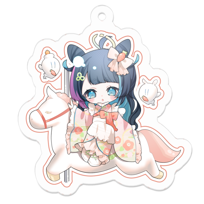 アクリルキーホルダー - 50 x 50 (mm)