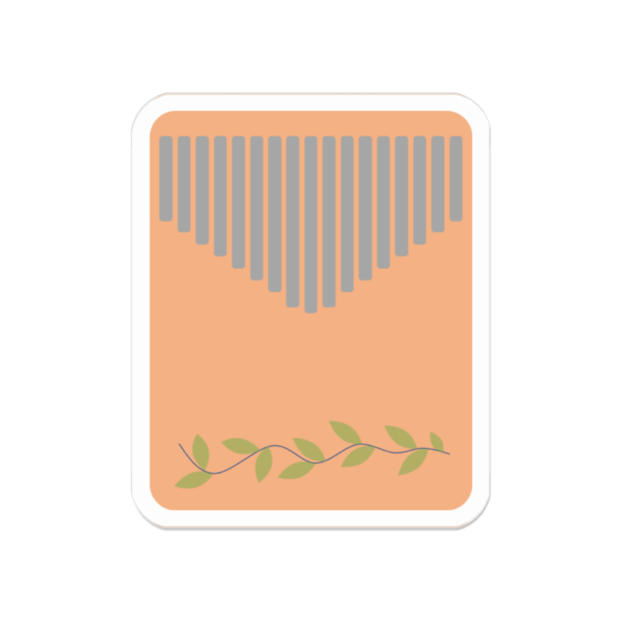 カリンバ箱型 - 50 x 50 (mm)