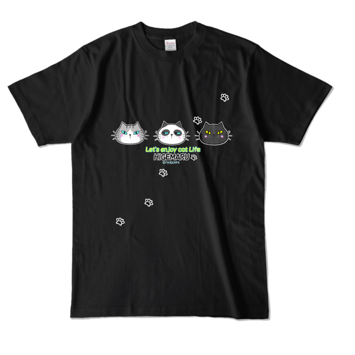 カラーTシャツ - L - ブラック (濃色)