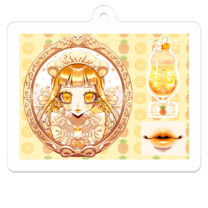 アクリルキーホルダー - 50 x 50 (mm)