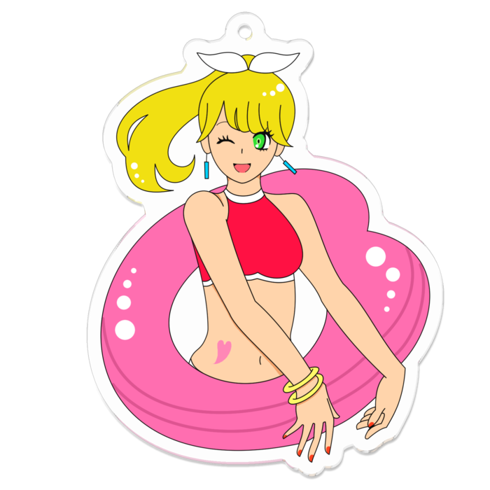 アクリルキーホルダー - 70 x 70 (mm)