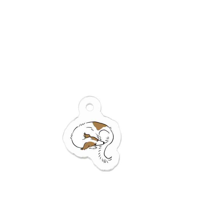 アクリルキーホルダー（コーティング） - 50 x 50 (mm)