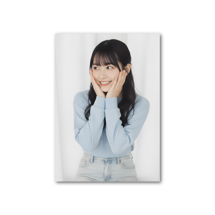 フォト風カード - 縦 - 片面