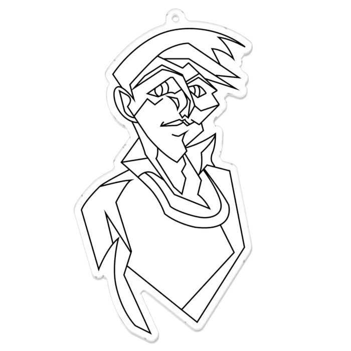 アクリルキーホルダー - 100 x 100 (mm)