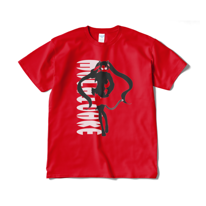 まどかシルエットTシャツ- XL - レッド