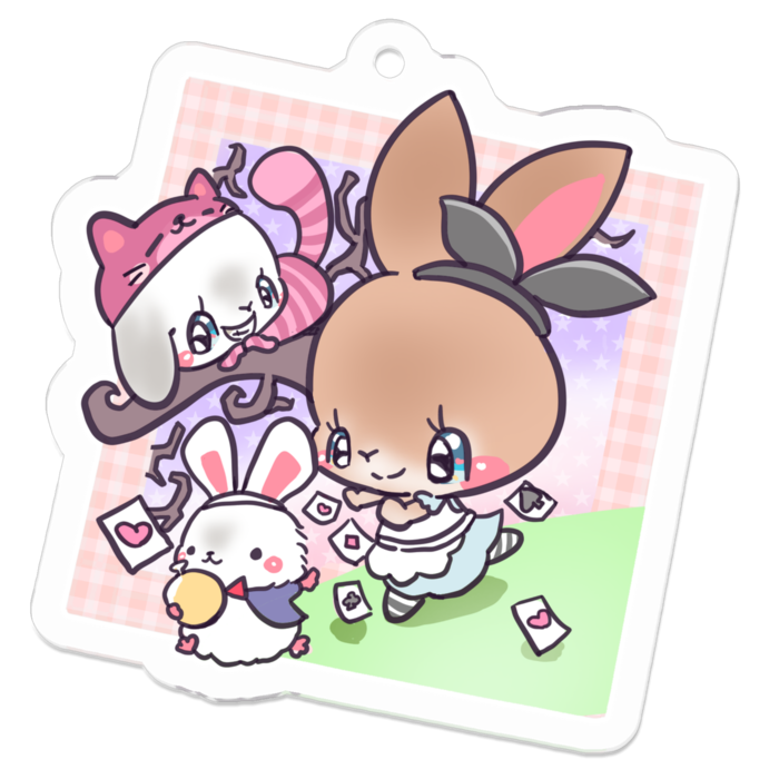 アクリルキーホルダー - 50 x 50 (mm)