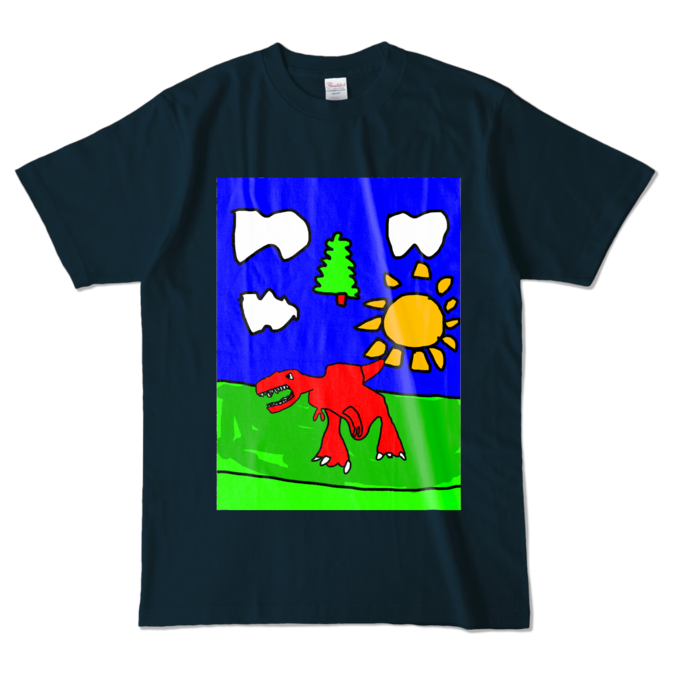 カラーTシャツ - L - ネイビー (濃色)