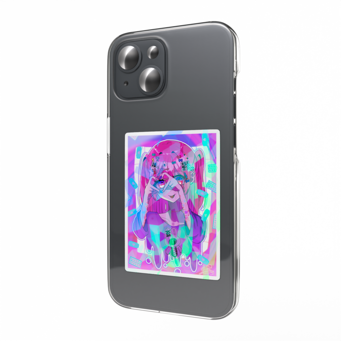 ホログラムスマホステッカー - 縦