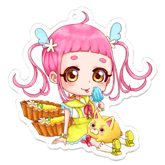 アクリルキーホルダー - 70 x 70 (mm)