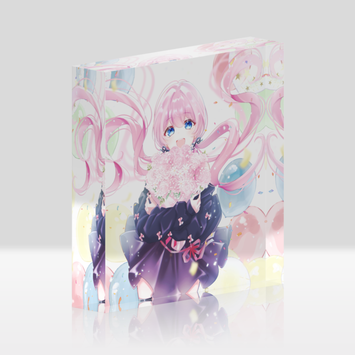 アクリルブロック - 100x100mm